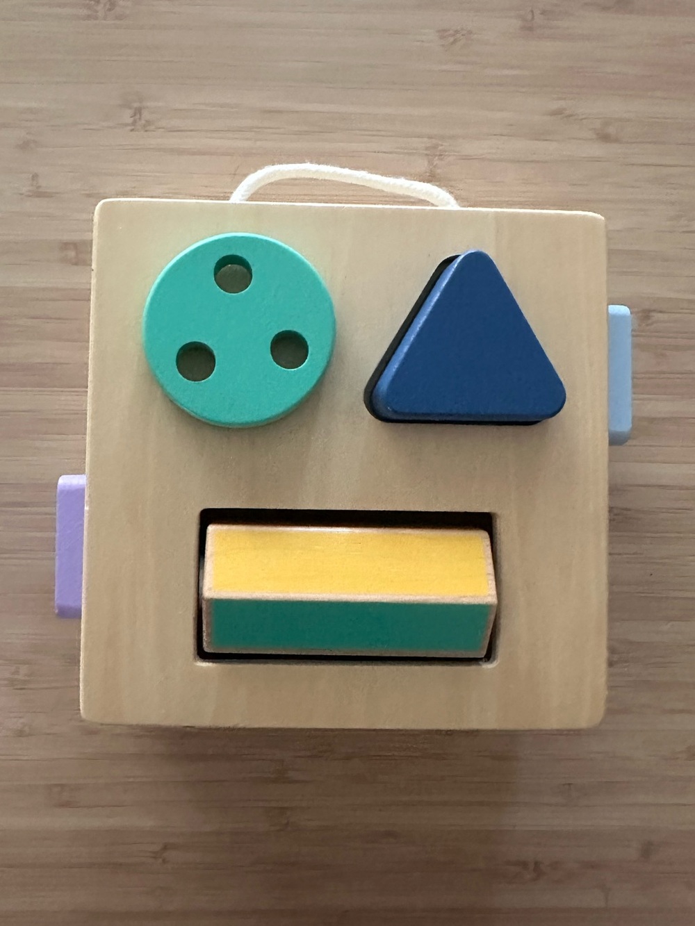 Kiwico - Wooden Busy Block Toy